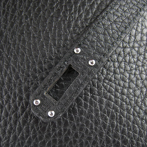 AAA Hermes Kelly 22 CM France Leather Handbag Black H008 On Sale
